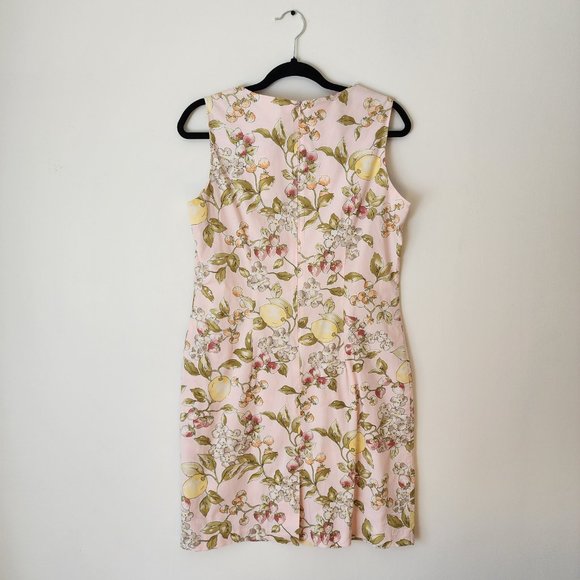 Vintage 90s Coldwater Creek Pink Cotton Dress,  Size US/12 - Picture 2 of 4
